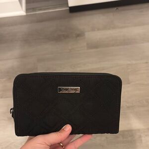 Vera Bradley Black Quilted Wallet